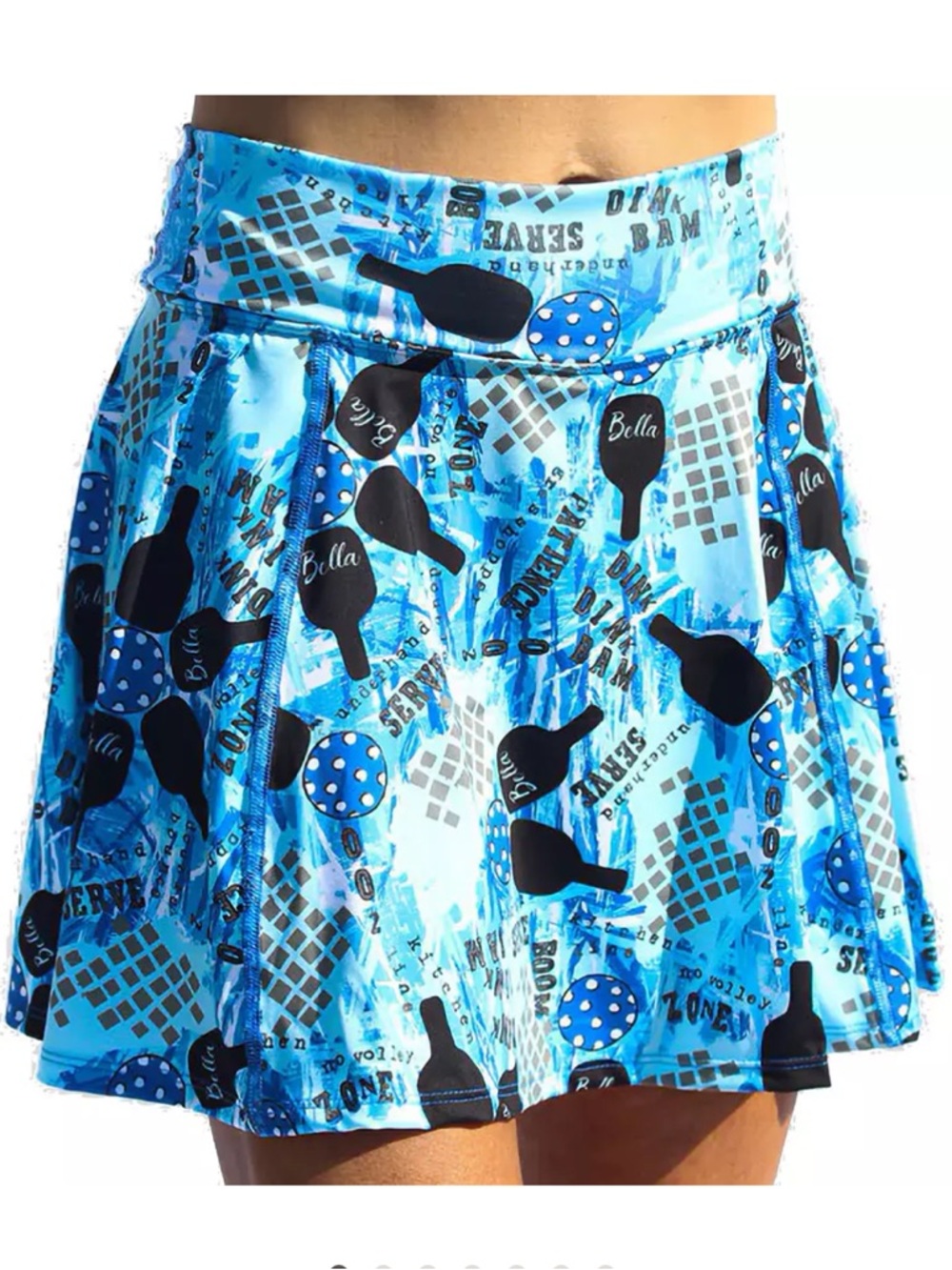 Pickleball Bella Women's Graffiti 2 A-Line Skort | sz XL